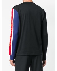 schwarzer bedruckter Pullover mit einem Rundhalsausschnitt von Givenchy