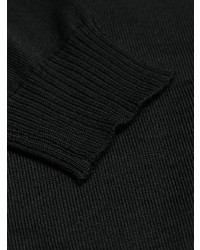 schwarzer bedruckter Pullover mit einem Rundhalsausschnitt von Golden Goose Deluxe Brand