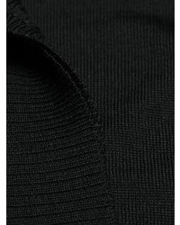 schwarzer bedruckter Pullover mit einem Rundhalsausschnitt von Golden Goose Deluxe Brand