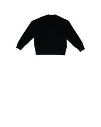 schwarzer bedruckter Pullover mit einem Rundhalsausschnitt von Mitchell & Ness