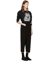 schwarzer bedruckter Pullover von MCQ