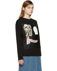 schwarzer bedruckter Pullover von MCQ