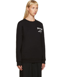 schwarzer bedruckter Pullover von Palm Angels