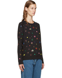 schwarzer bedruckter Pullover von Kenzo