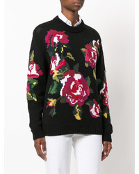 schwarzer bedruckter Pullover von Dolce & Gabbana