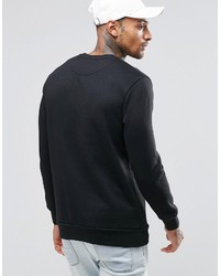 schwarzer bedruckter Pullover von Hype