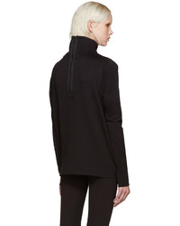 schwarzer bedruckter Rollkragenpullover von Y-3