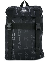 schwarzer bedruckter Rucksack von adidas