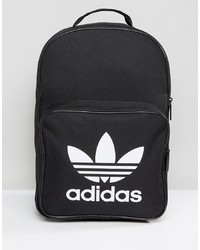 schwarzer bedruckter Rucksack von adidas Originals