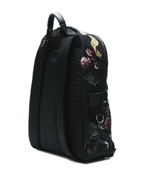 schwarzer bedruckter Rucksack von Dolce & Gabbana