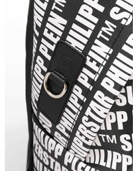 schwarzer bedruckter Rucksack von Philipp Plein