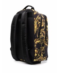 schwarzer bedruckter Rucksack von VERSACE JEANS COUTURE