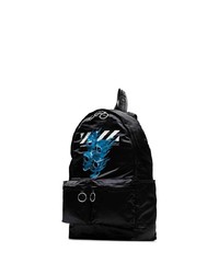 schwarzer bedruckter Rucksack von Off-White