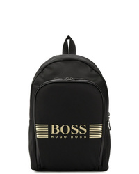 schwarzer bedruckter Rucksack von BOSS HUGO BOSS