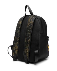 schwarzer bedruckter Rucksack von VERSACE JEANS COUTURE