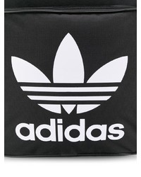 schwarzer bedruckter Rucksack von adidas