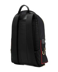 schwarzer bedruckter Rucksack von Dolce & Gabbana