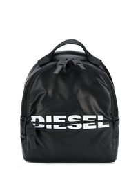 schwarzer bedruckter Rucksack von Diesel