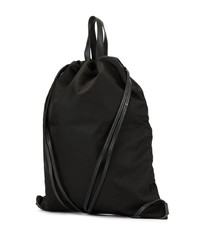 schwarzer bedruckter Rucksack von Calvin Klein