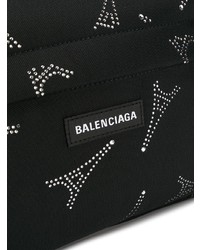 schwarzer bedruckter Rucksack von Balenciaga