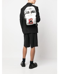 schwarzer bedruckter Rucksack von Moschino