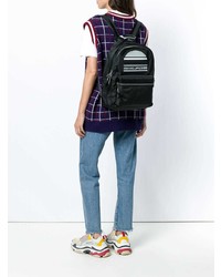 schwarzer bedruckter Rucksack von Marc Jacobs