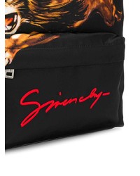 schwarzer bedruckter Rucksack von Givenchy