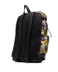 schwarzer bedruckter Rucksack von VERSACE JEANS COUTURE