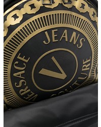 schwarzer bedruckter Rucksack von VERSACE JEANS COUTURE