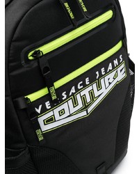 schwarzer bedruckter Rucksack von VERSACE JEANS COUTURE