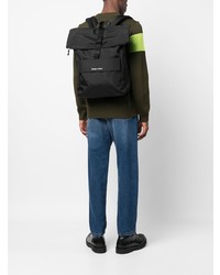 schwarzer bedruckter Rucksack von Tommy Jeans