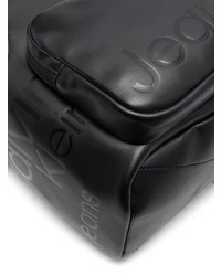 schwarzer bedruckter Rucksack von Calvin Klein Jeans