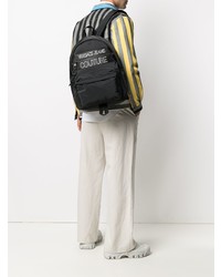 schwarzer bedruckter Rucksack von VERSACE JEANS COUTURE