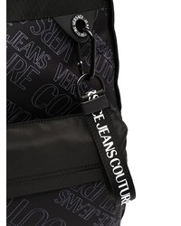 schwarzer bedruckter Rucksack von VERSACE JEANS COUTURE