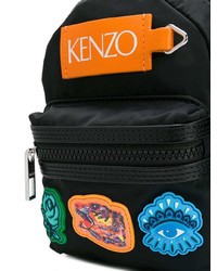 schwarzer bedruckter Rucksack von Kenzo