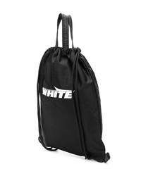 schwarzer bedruckter Rucksack von Off-White