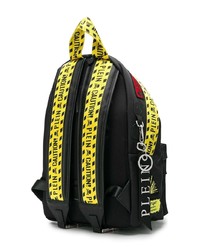 schwarzer bedruckter Rucksack von Philipp Plein