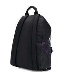 schwarzer bedruckter Rucksack von Lanvin