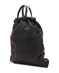 schwarzer bedruckter Rucksack von Etro