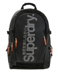 schwarzer bedruckter Rucksack von Superdry