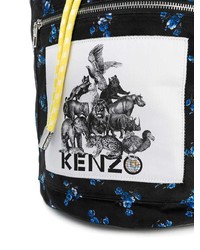 schwarzer bedruckter Rucksack von Kenzo