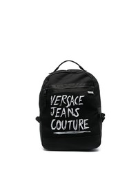 schwarzer bedruckter Rucksack von VERSACE JEANS COUTURE