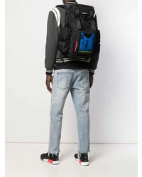 schwarzer bedruckter Rucksack von DSQUARED2