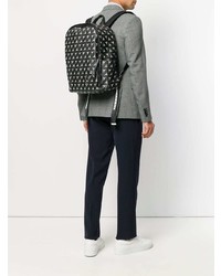 schwarzer bedruckter Rucksack von Giuseppe Zanotti