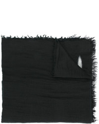 schwarzer bedruckter Schal von Faliero Sarti