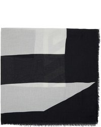 schwarzer bedruckter Schal von Givenchy