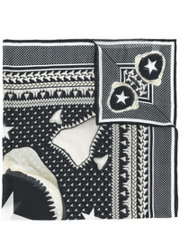 schwarzer bedruckter Schal von Givenchy