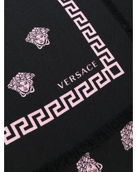 schwarzer bedruckter Schal von Versace