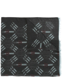 schwarzer bedruckter Schal von Valentino