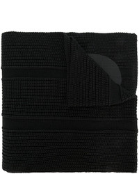 schwarzer bedruckter Schal von Y-3